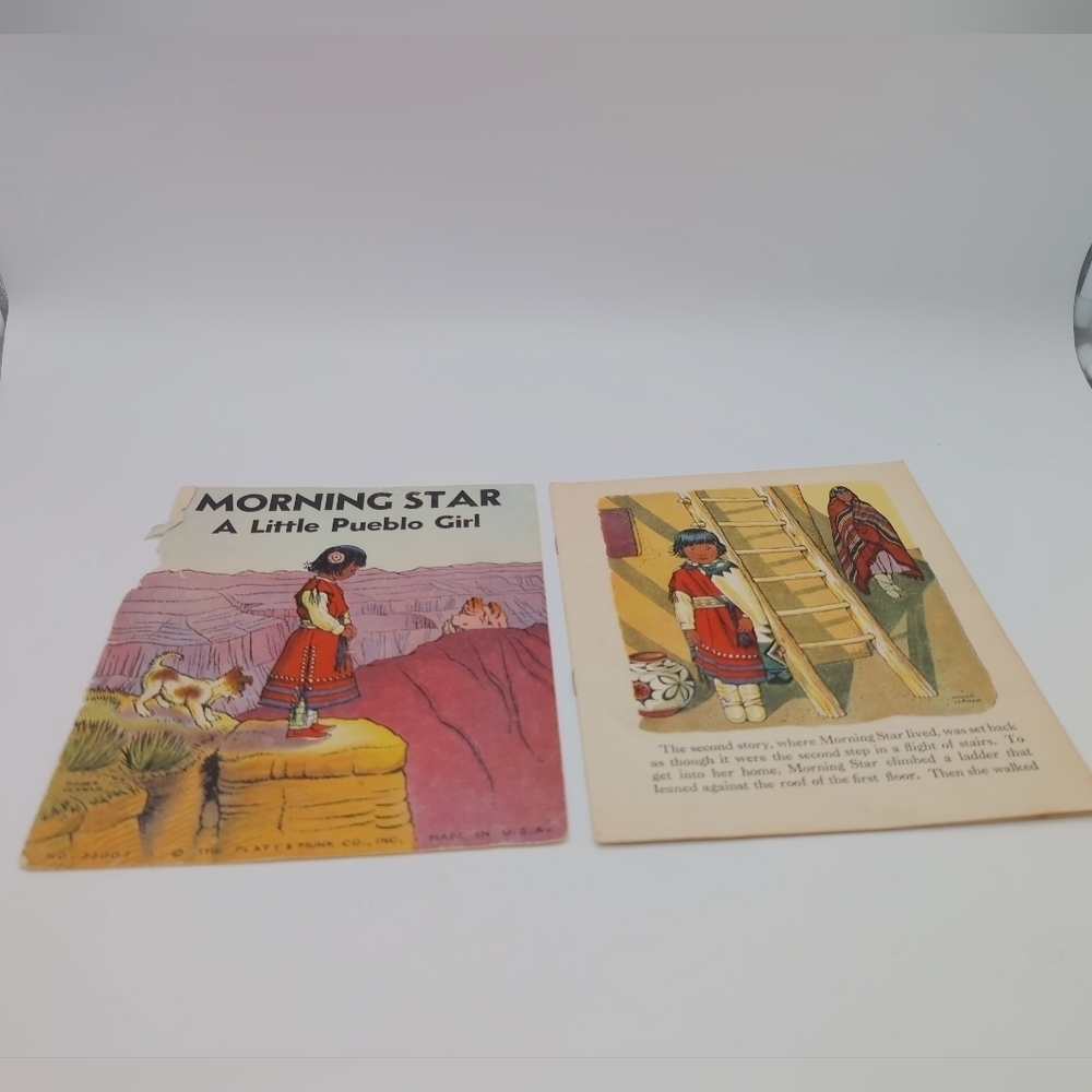 Morning Star A Little Pueblo Girl Book  1935 Damaged Cover